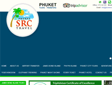 Tablet Screenshot of phuketsrctravel.com